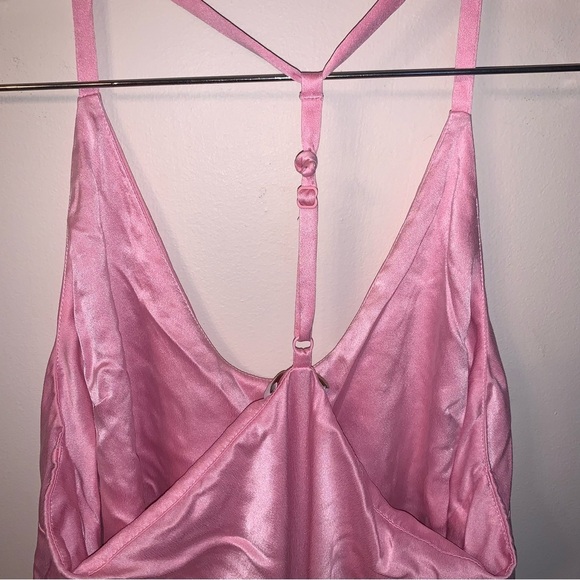 Lunya Pink Silk Chemise Nightgown S - Picture 8 of 12